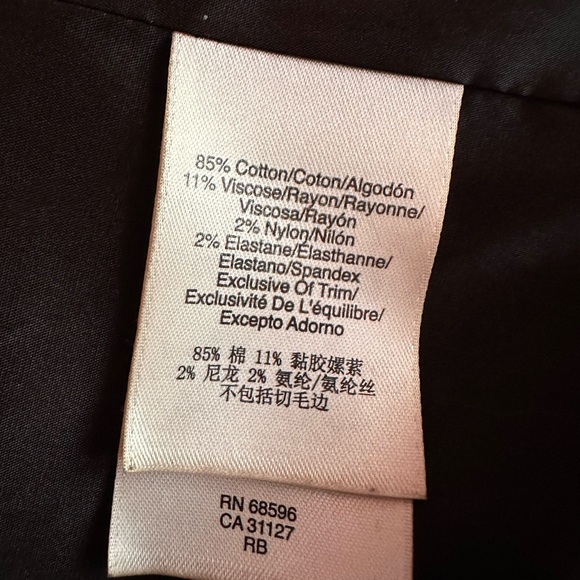 Vintage | DKNY | black | tweed | braided trim | lined | raw edge | 8 | blazer - Picture 13 of 15